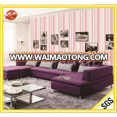 2016 Wholesale popular deep embossed PVC wallpapers wallcovering