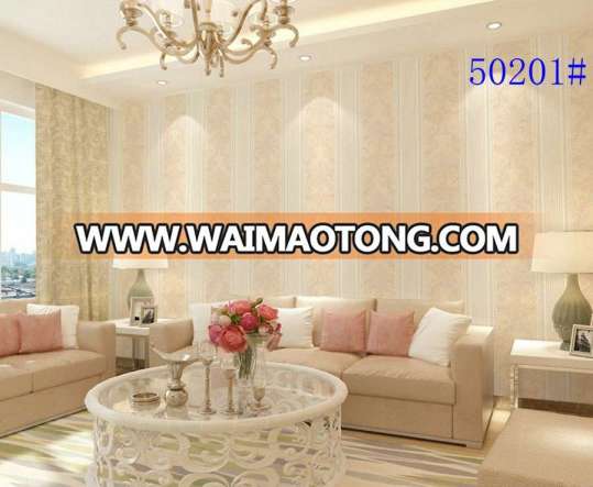 living room bedroom TV set nonwoven wall paper